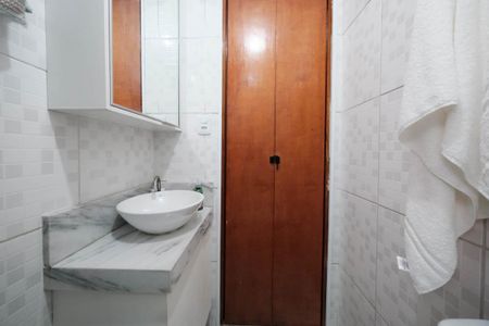Banheiro de apartamento à venda com 1 quarto, 45m² em Jardim Matarazzo, São Paulo