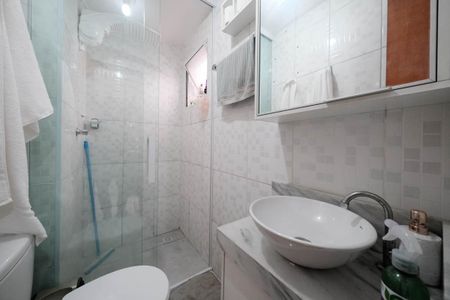 Banheiro de apartamento à venda com 1 quarto, 45m² em Jardim Matarazzo, São Paulo