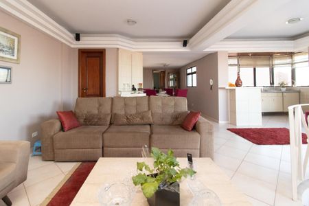 Sala de TV de apartamento à venda com 4 quartos, 350m² em Jardim Botânico, Curitiba