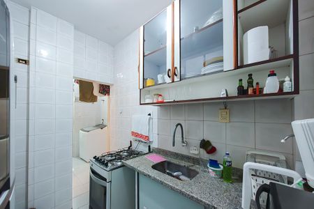 Cozinha  de apartamento à venda com 2 quartos, 60m² em Humaitá, Rio de Janeiro