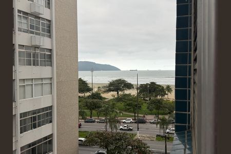 Vista do Quarto de apartamento para alugar com 1 quarto, 60m² em José Menino, Santos