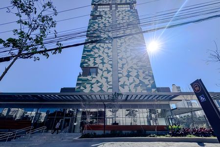Fachada de kitnet/studio para alugar com 1 quarto, 46m² em Jardim Analia Franco, São Paulo