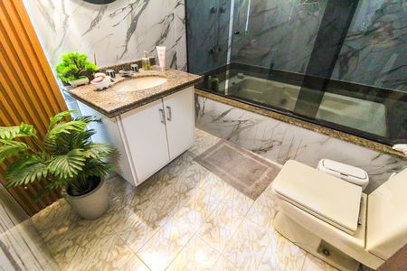 Casa para alugar com 340m², 3 quartos e 8 vagas Casa para alugar com 340m², 3 quartos e 8 vagasBanheiro 2