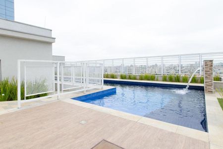 Área comum - Piscina de apartamento para alugar com 1 quarto, 42m² em Centro, São Bernardo do Campo