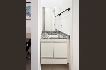 Banheiro Social de apartamento para alugar com 1 quarto, 42m² em Centro, São Bernardo do Campo