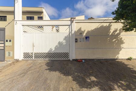 Fachada + Plaquinha de casa de condomínio para alugar com 3 quartos, 62m² em Vila Nova Savoia, São Paulo