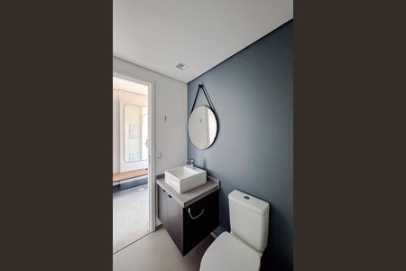 Banheiro de apartamento para alugar com 1 quarto, 42m² em Jardim Analia Franco, São Paulo