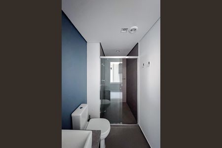 Banheiro de apartamento para alugar com 1 quarto, 42m² em Jardim Analia Franco, São Paulo