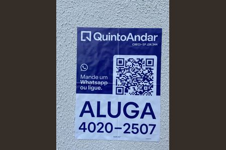 Apartamento para alugar com 35m², 1 quarto e 1 vaga Apartamento para alugar com 35m², 1 quarto e 1 vagaPlaca