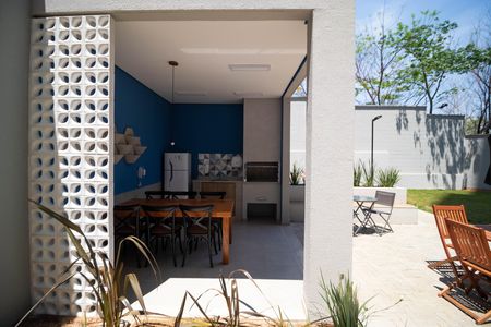 Área comum - Churrasqueira de apartamento para alugar com 2 quartos, 37m² em Residencial Parque da Fazenda, Campinas