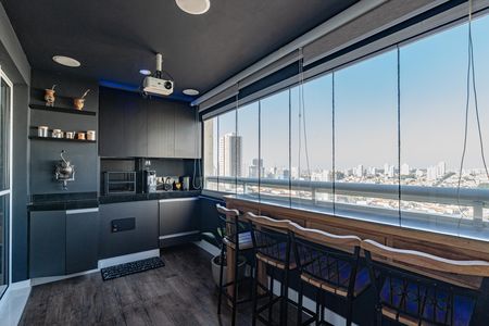 Varanda de apartamento à venda com 3 quartos, 110m² em Vila Brasilio Machado, São Paulo
