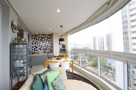Sala - Varanda de apartamento para alugar com 3 quartos, 115m² em Barra da Tijuca, Rio de Janeiro