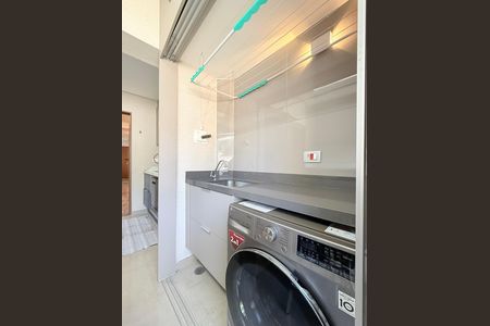 Área de Serviço de apartamento à venda com 1 quarto, 47m² em Santo Amaro, São Paulo