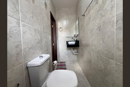 Banheiro da Suíte de casa à venda com 2 quartos, 90m² em Serrano, Belo Horizonte