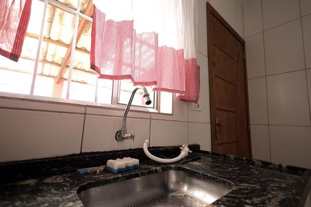 Cozinha de casa para alugar com 1 quarto, 50m² em Jardim Milena, Santo André
