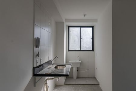 Studio à venda com 39m², 2 quartos e sem vaga Studio à venda com 39m², 2 quartos e sem vagaCozinha e Área de Serviço