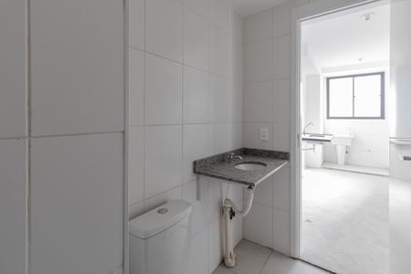 Banheiro de kitnet/studio à venda com 2 quartos, 39m² em Vila Olímpia, São Paulo