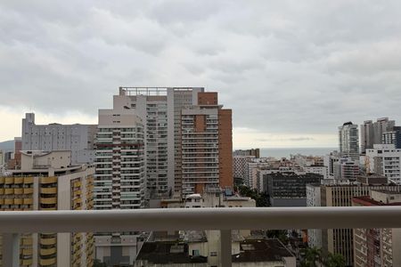 Varanda da Sala de apartamento para alugar com 2 quartos, 87m² em Gonzaga, Santos