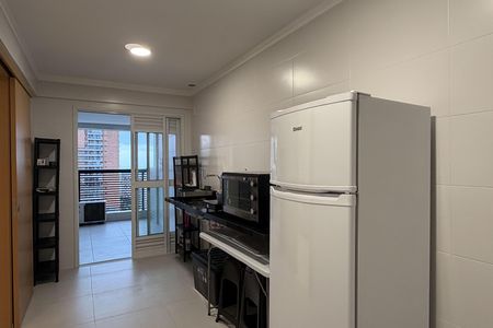 Cozinha  de apartamento para alugar com 2 quartos, 87m² em Gonzaga, Santos