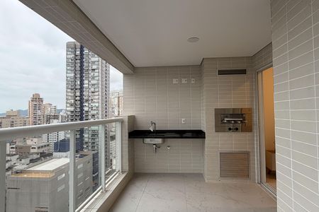 Varanda da Sala de apartamento para alugar com 2 quartos, 87m² em Gonzaga, Santos