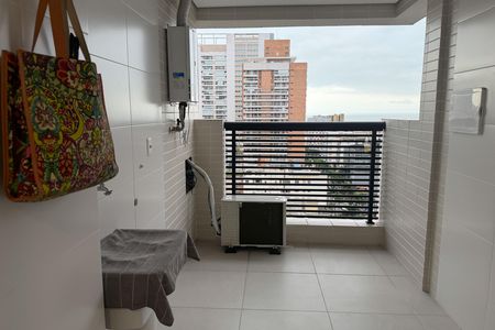 Área de Serviço de apartamento para alugar com 2 quartos, 87m² em Gonzaga, Santos