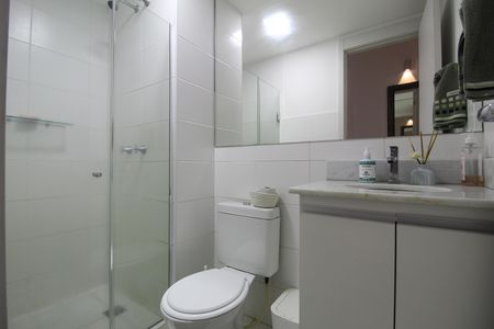 Banheiro Social de apartamento para alugar com 3 quartos, 65m² em Jacarepaguá, Rio de Janeiro