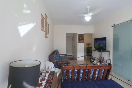 Sala de apartamento para alugar com 2 quartos, 62m² em Jardim Tres Marias, Guarujá