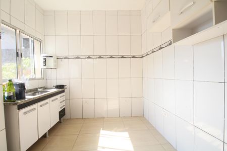 Cozinha de casa para alugar com 1 quarto, 40m² em Parque Taboão, Taboão da Serra