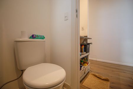 Banheiro de apartamento para alugar com 2 quartos, 52m² em Santo Cristo, Rio de Janeiro