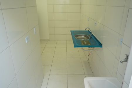 Cozinha e Área de Serviço de apartamento para alugar com 1 quarto, 35m² em Vila Carrão, São Paulo