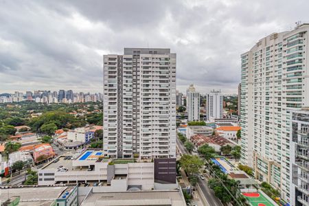 Vista da Varanda de kitnet/studio para alugar com 1 quarto, 24m² em Santo Amaro, São Paulo
