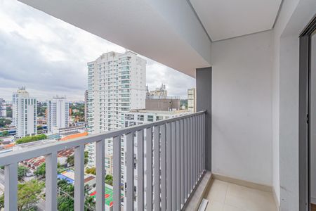 Varanda de kitnet/studio para alugar com 1 quarto, 24m² em Santo Amaro, São Paulo