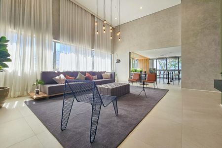 Área comum de kitnet/studio para alugar com 1 quarto, 24m² em Santo Amaro, São Paulo