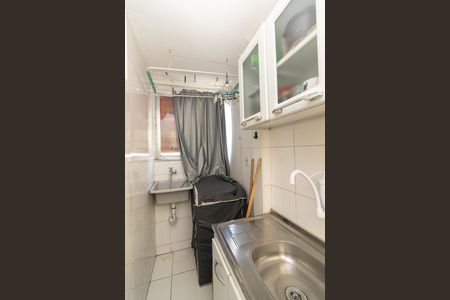 Cozinha e Área de Serviço de apartamento para alugar com 1 quarto, 45m² em Padre Miguel, Rio de Janeiro