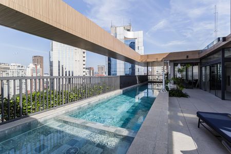 Área comum - Piscina de apartamento à venda com 2 quartos, 80m² em Itaim Bibi, São Paulo
