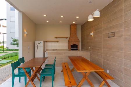Área comum - Churrasqueira de apartamento para alugar com 2 quartos, 44m² em Jardim Ipaussurama, Campinas