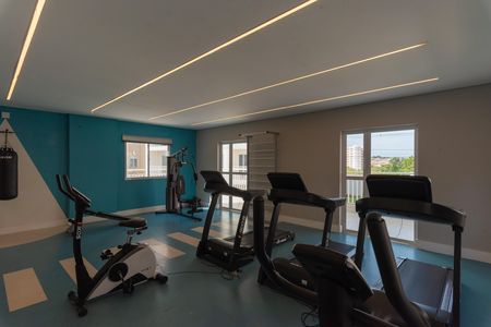 Apartamento para alugar com 44m², 2 quartos e 1 vaga Apartamento para alugar com 44m², 2 quartos e 1 vagaÁrea comum - Academia