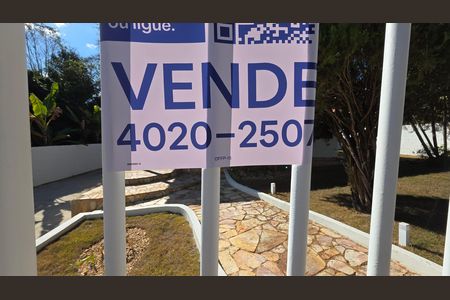 Código placa  de casa à venda com 4 quartos, 427m² em Santos Dumont, Lagoa Santa