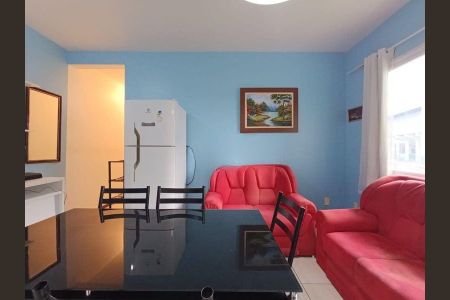 Sala / Cozinha de apartamento para alugar com 2 quartos, 48m² em Carianos, Florianópolis