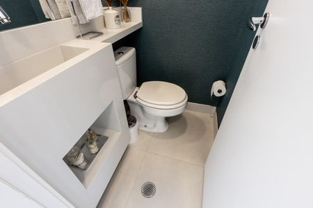 Lavabo de apartamento à venda com 3 quartos, 88m² em Vila Romana, São Paulo