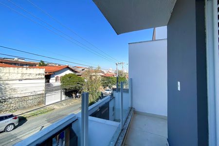 Varanda da Suite 1 de casa à venda com 3 quartos, 124m² em Santa Efigênia, Belo Horizonte