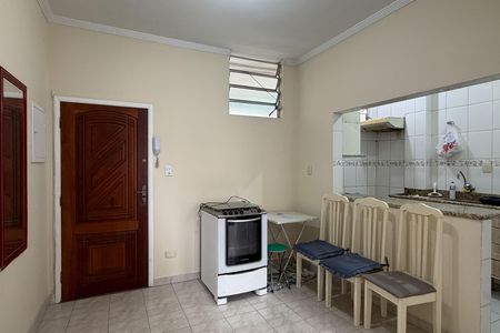 Sala de apartamento para alugar com 2 quartos, 55m² em Gonzaga, Santos