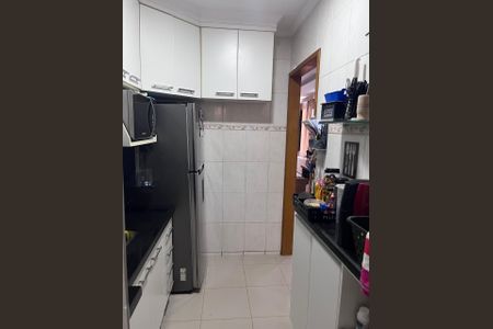 Cozinha de apartamento à venda com 1 quarto, 46m² em Campanário, Diadema