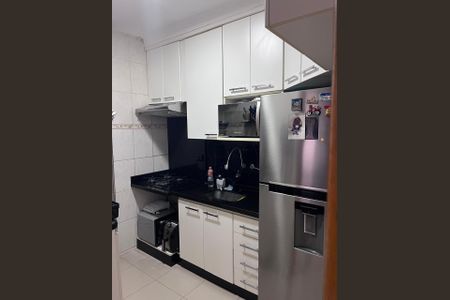 Cozinha de apartamento à venda com 1 quarto, 46m² em Campanário, Diadema