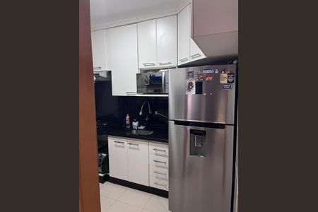 Cozinha de apartamento à venda com 1 quarto, 46m² em Campanário, Diadema