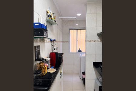 Cozinha de apartamento à venda com 1 quarto, 46m² em Campanário, Diadema
