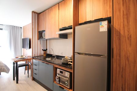 Studio para alugar com 25m², 1 quarto e sem vagaCozinha