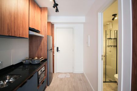 Studio para alugar com 25m², 1 quarto e sem vagaCozinha