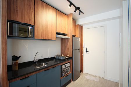 Studio para alugar com 25m², 1 quarto e sem vagaCozinha