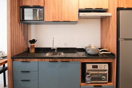 Studio para alugar com 25m², 1 quarto e sem vagaCozinha